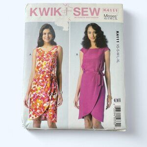 Kwik Sew Dress Sewing Pattern K4111  Sz XS S M L XL Uncut FF 2015
